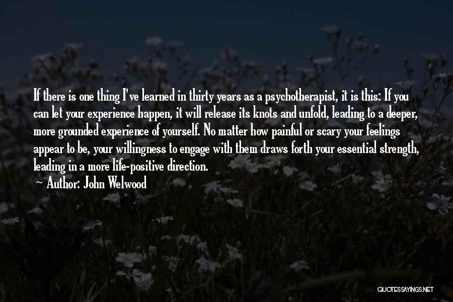 Painful Feelings Quotes By John Welwood