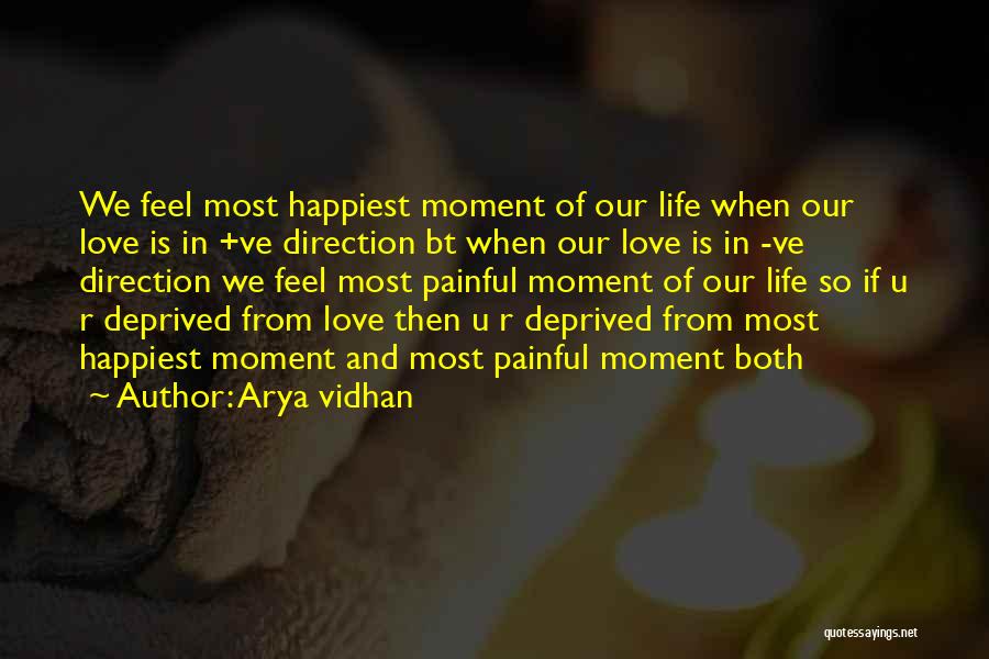 Painful Love And Life Quotes By Arya Vidhan