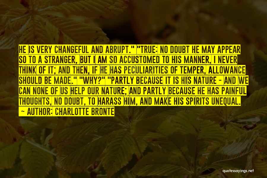 Painful True Quotes By Charlotte Bronte