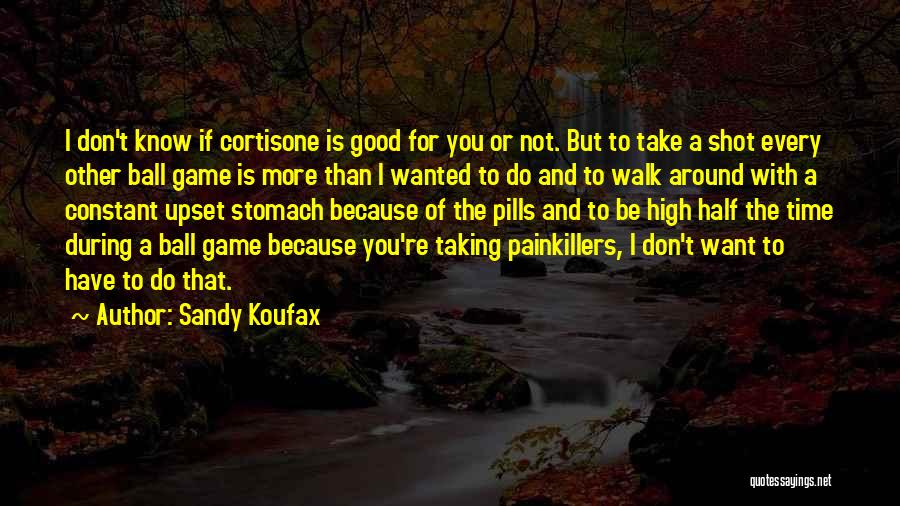 Painkillers Quotes By Sandy Koufax