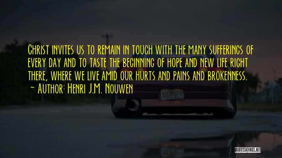 Pains And Sufferings Quotes By Henri J.M. Nouwen