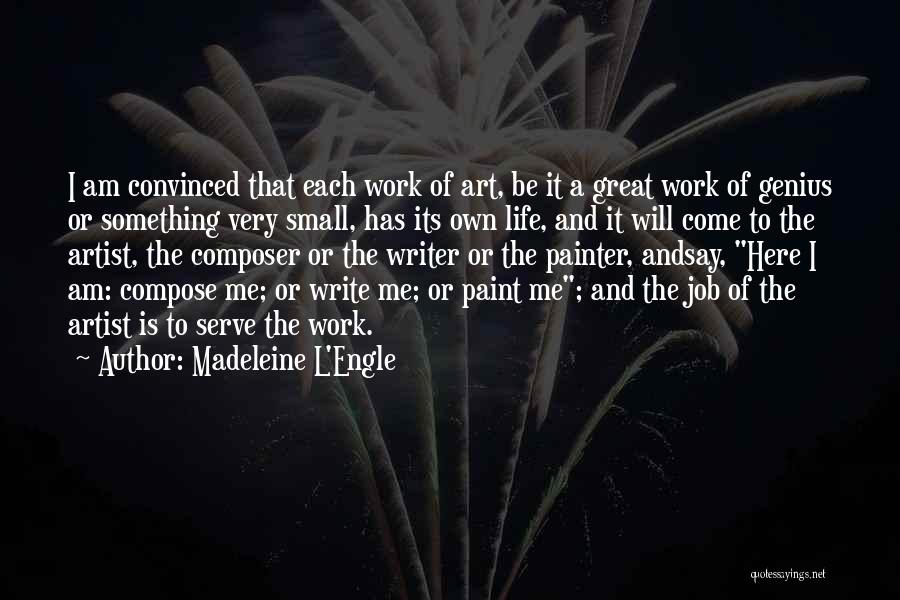 Paint Job Quotes By Madeleine L'Engle