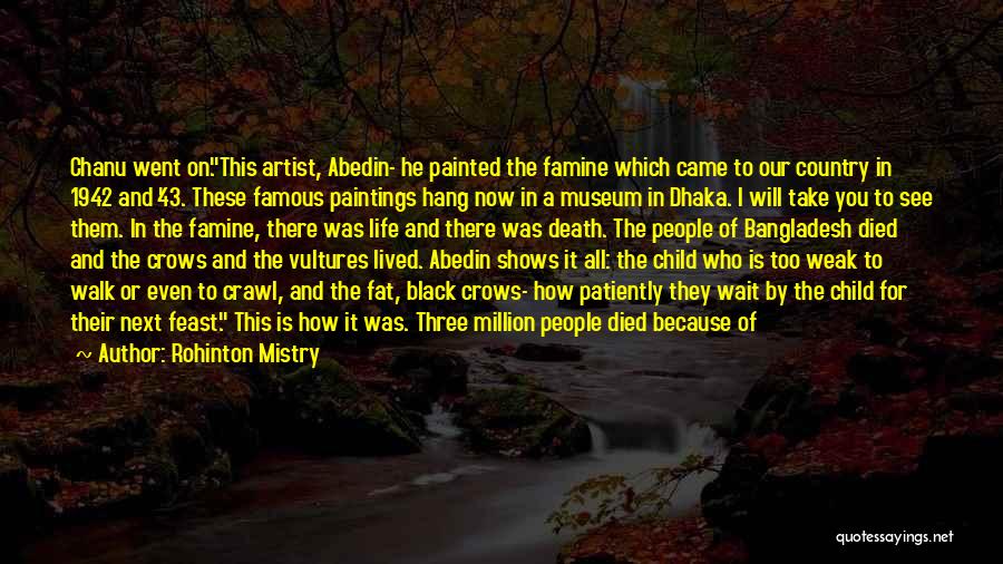 Painted Face Quotes By Rohinton Mistry