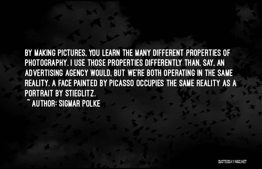 Painted Face Quotes By Sigmar Polke