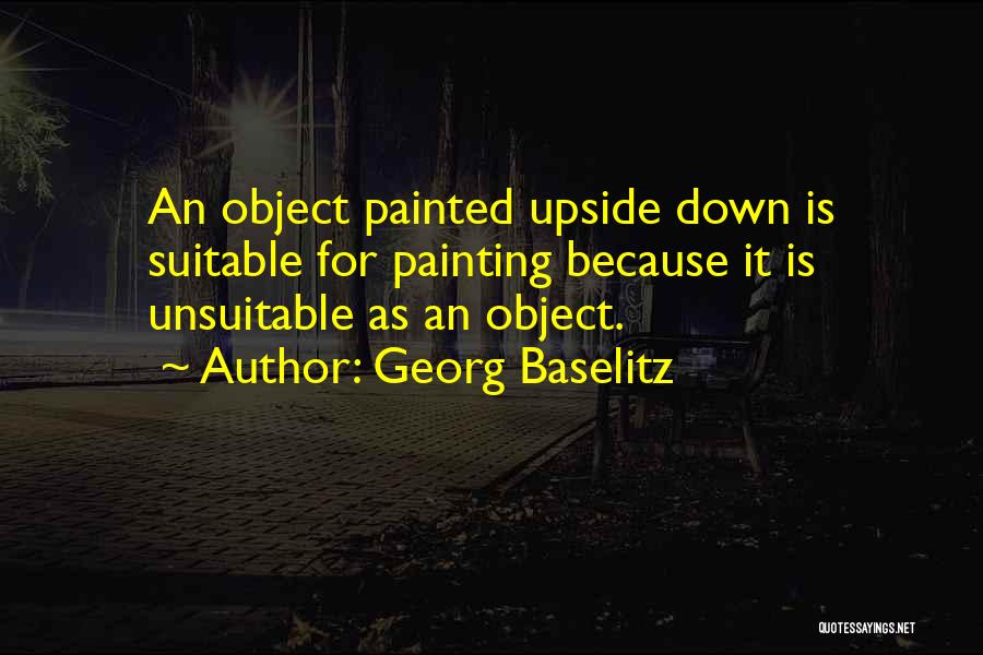 Painted Quotes By Georg Baselitz