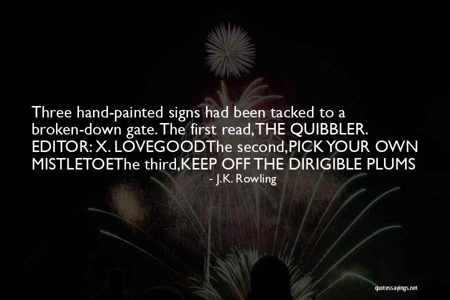 Painted Signs With Quotes By J.K. Rowling Painted Signs With Quotes By J.K. Rowling