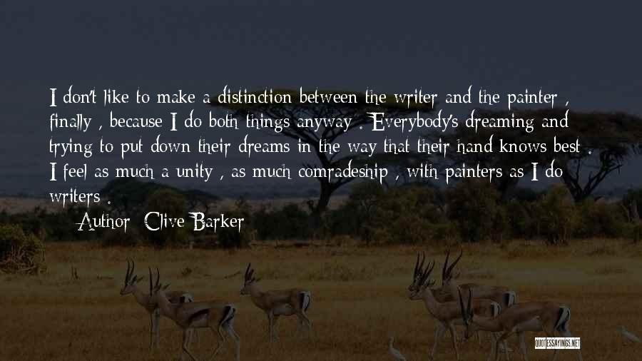 Painters And Painting Quotes By Clive Barker