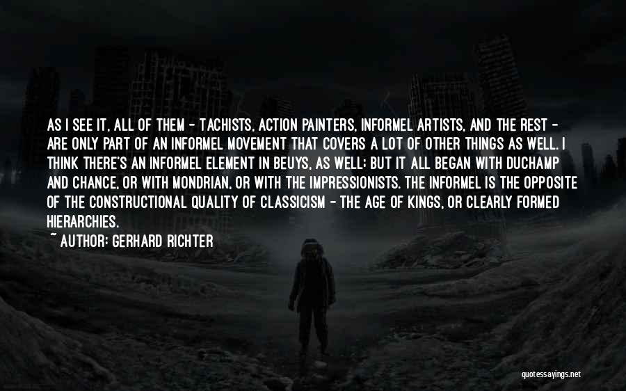 Painters Quotes By Gerhard Richter