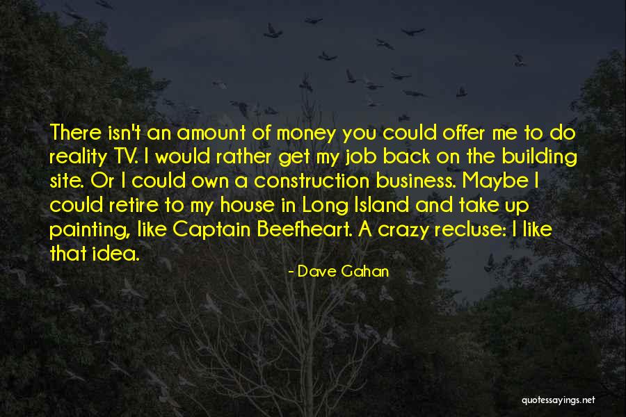 Painting A House Quotes By Dave Gahan