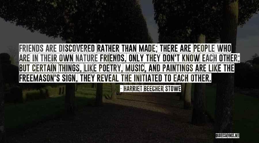 Painting And Music Quotes By Harriet Beecher Stowe