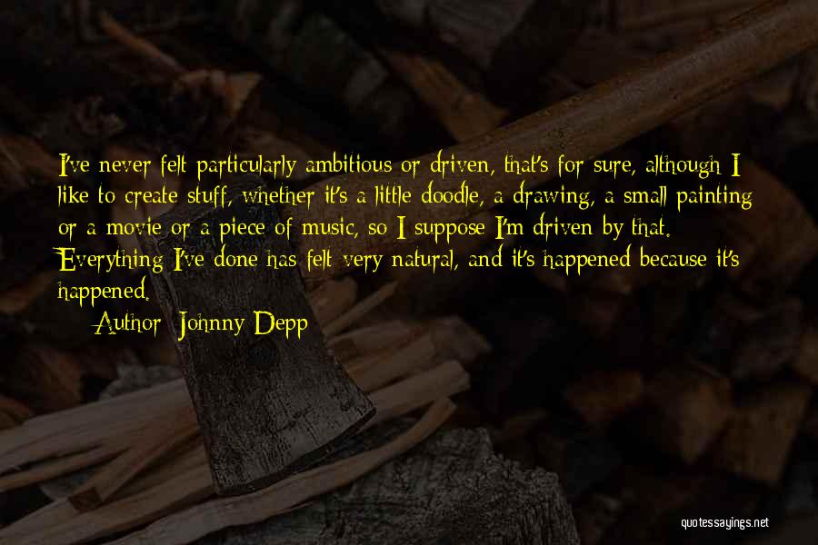 Painting And Music Quotes By Johnny Depp