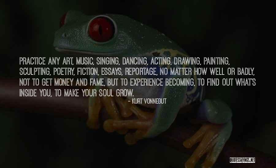 Painting And Music Quotes By Kurt Vonnegut