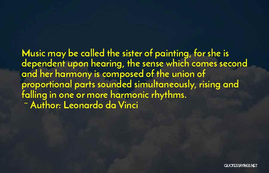 Painting And Music Quotes By Leonardo Da Vinci