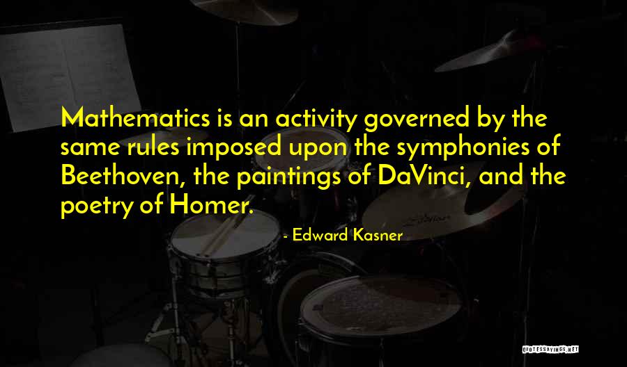 Painting And Poetry Quotes By Edward Kasner