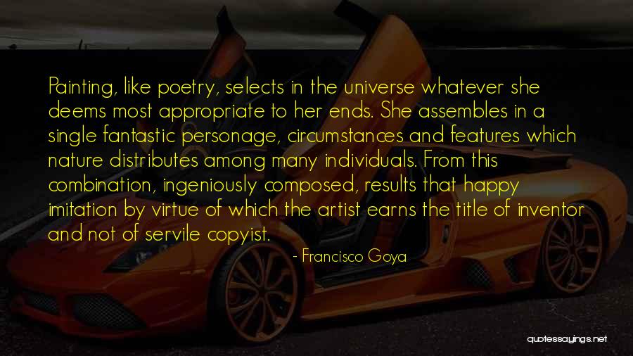 Painting And Poetry Quotes By Francisco Goya Painting And Poetry Quotes By Francisco Goya