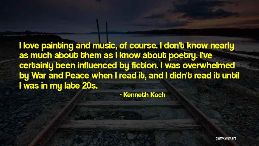 Painting And Poetry Quotes By Kenneth Koch Painting And Poetry Quotes By Kenneth Koch