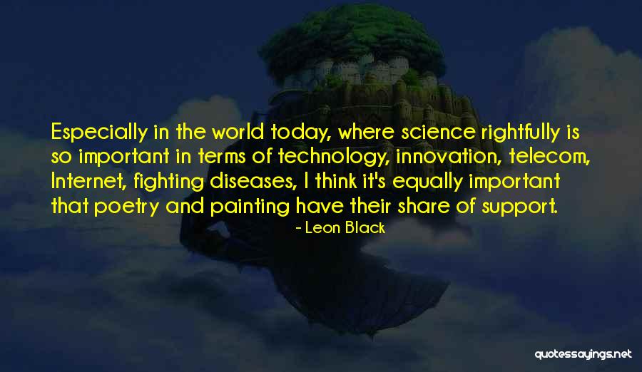 Painting And Poetry Quotes By Leon Black