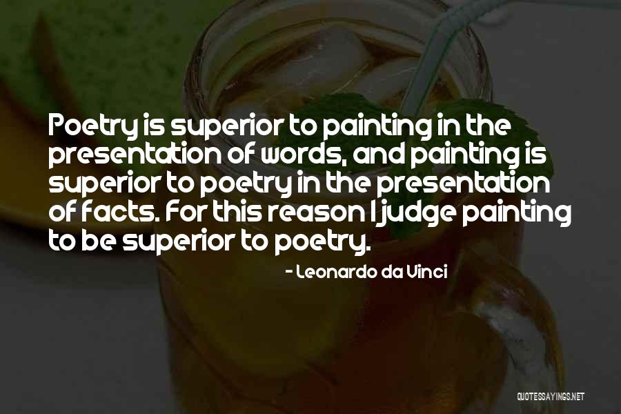 Painting And Poetry Quotes By Leonardo Da Vinci