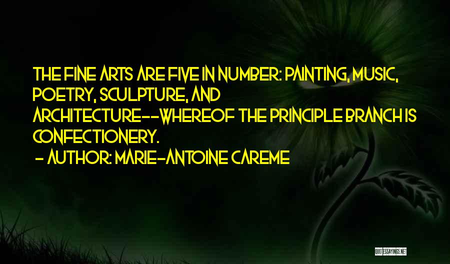 Painting And Poetry Quotes By Marie-Antoine Careme