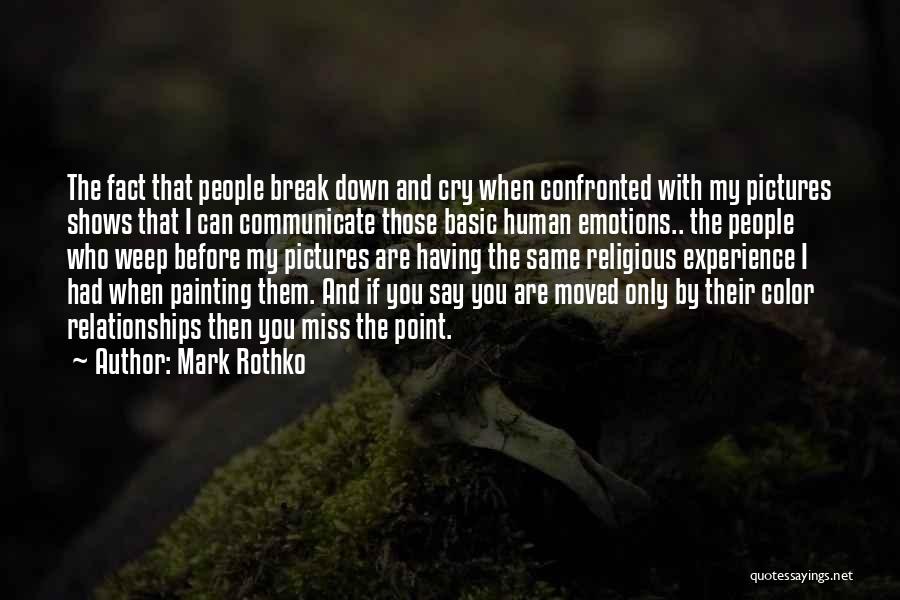 Painting Color Quotes By Mark Rothko