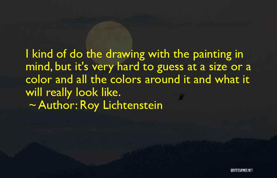 Painting Color Quotes By Roy Lichtenstein