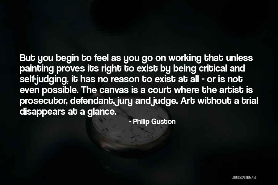 Painting On Canvas Quotes By Philip Guston Painting On Canvas Quotes By Philip Guston