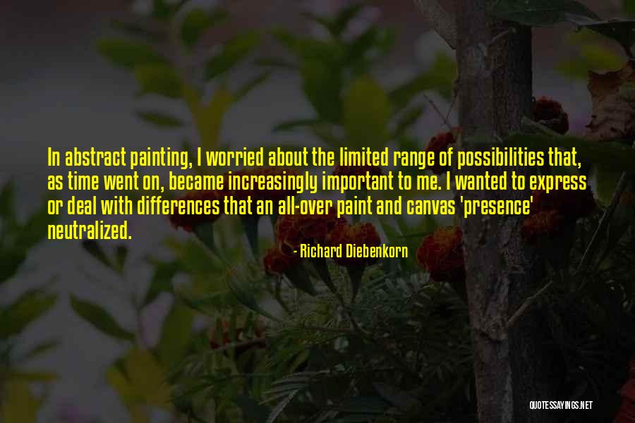 Painting On Canvas Quotes By Richard Diebenkorn Painting On Canvas Quotes By Richard Diebenkorn