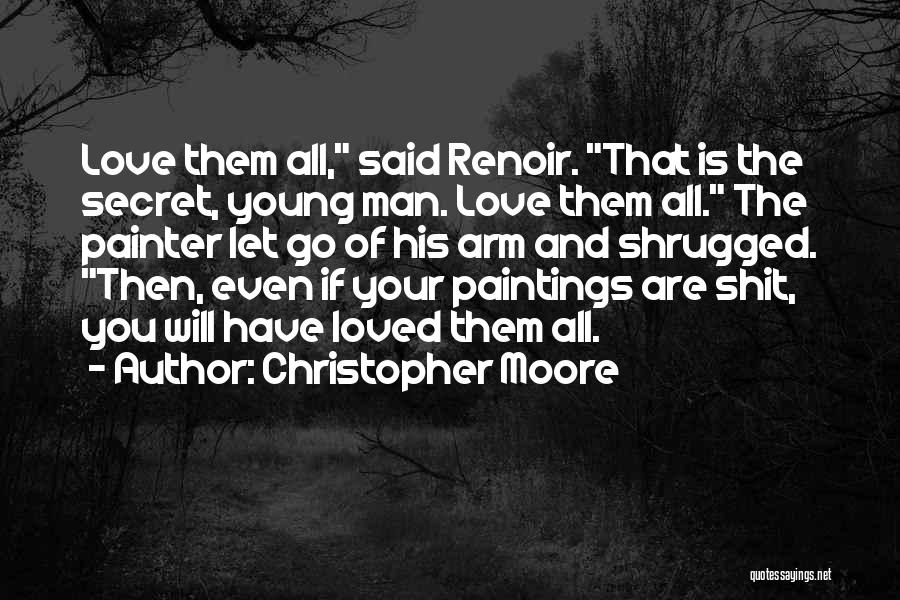 Paintings And Love Quotes By Christopher Moore