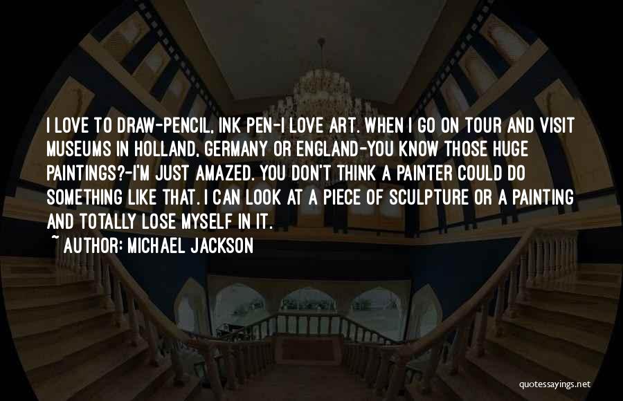 Paintings And Love Quotes By Michael Jackson