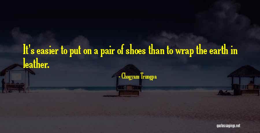 Pair Of Shoes Quotes By Chogyam Trungpa