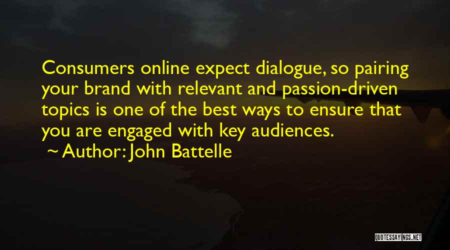 Pairing Quotes By John Battelle