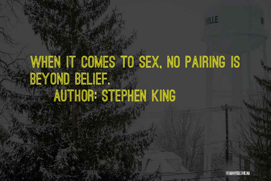 Pairing Quotes By Stephen King