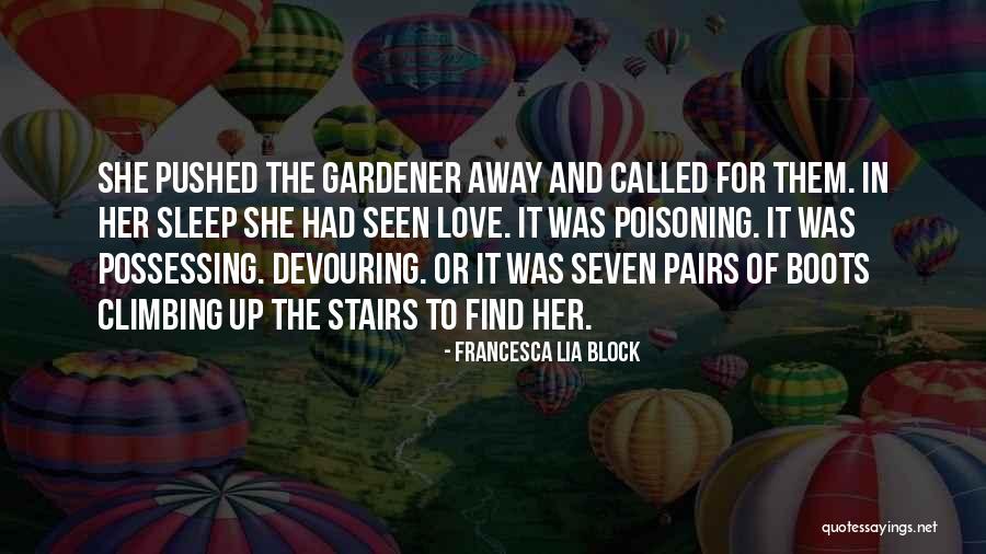 Pairs Of Love Quotes By Francesca Lia Block