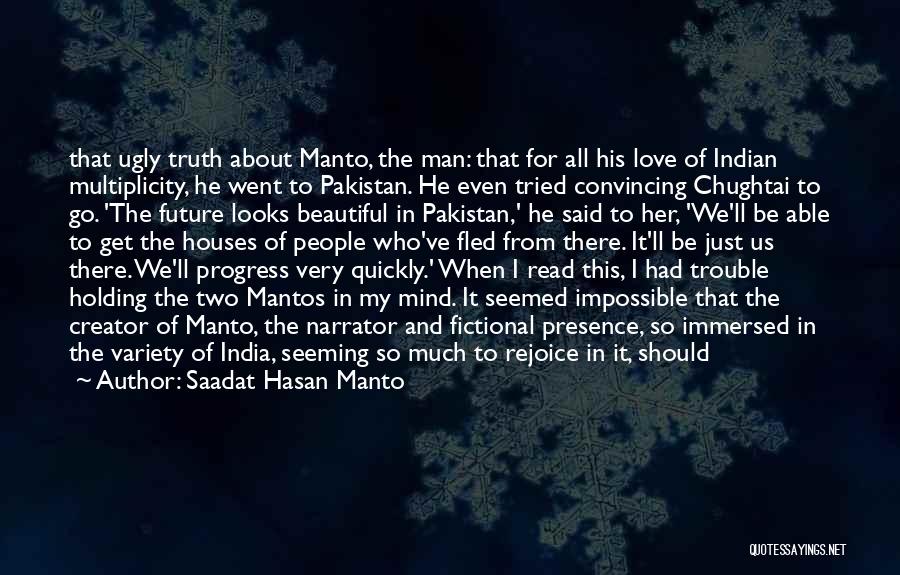 Pakistan And India Quotes By Saadat Hasan Manto