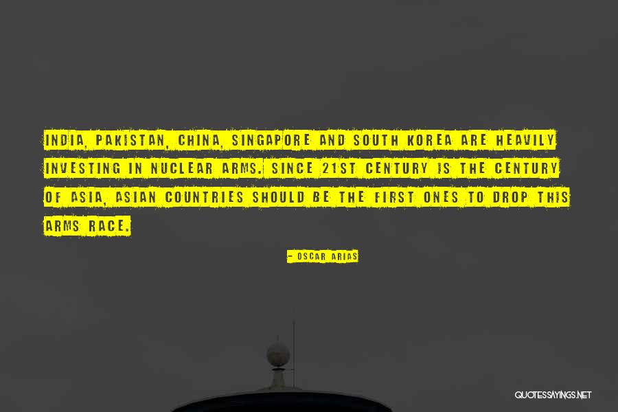 Pakistan Nuclear Quotes By Oscar Arias