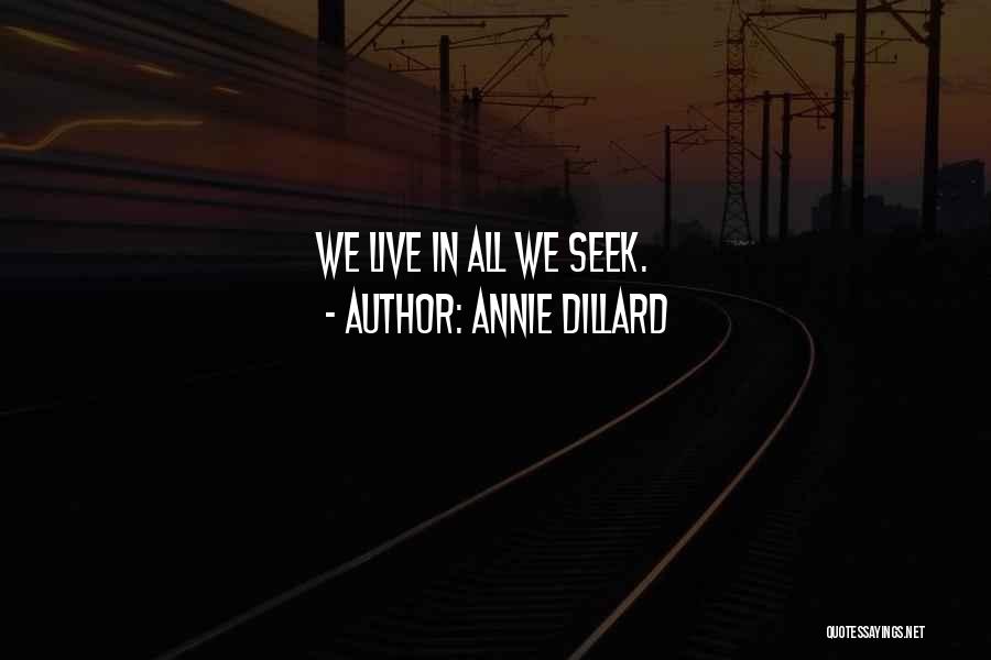 Palaban Na Love Quotes By Annie Dillard