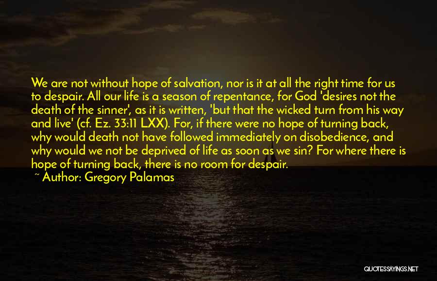 Palamas Quotes By Gregory Palamas