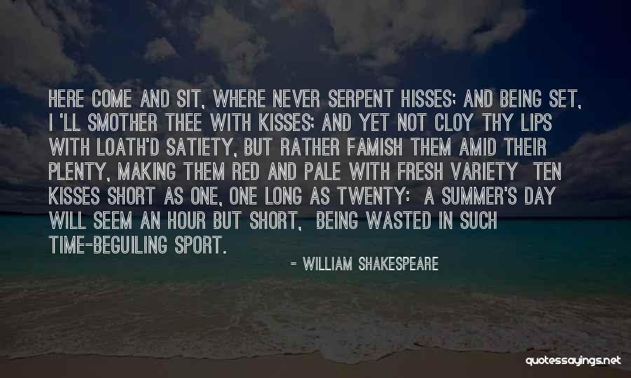 Pale Lips Quotes By William Shakespeare