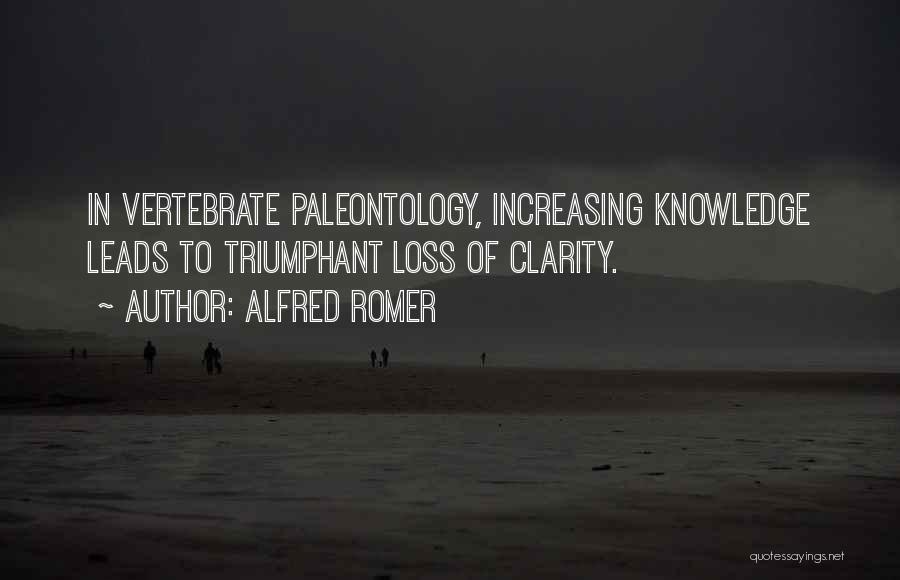 Paleontology Quotes By Alfred Romer