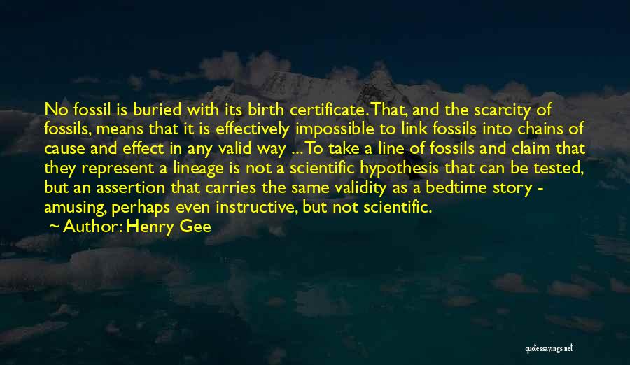 Paleontology Quotes By Henry Gee