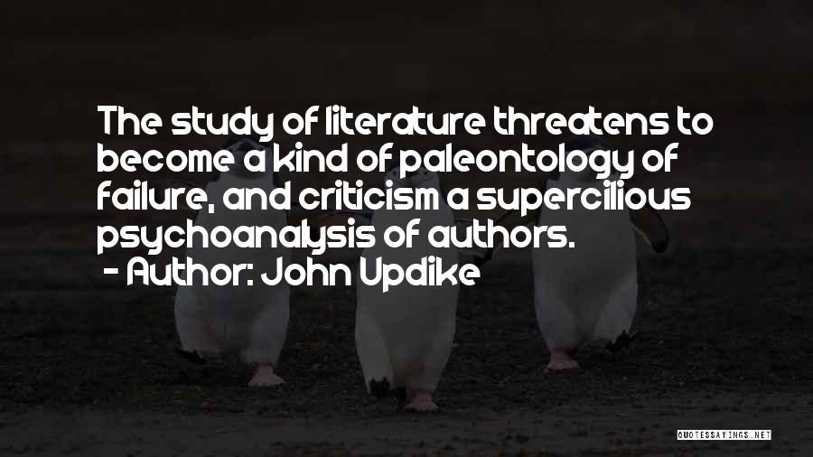 Paleontology Quotes By John Updike