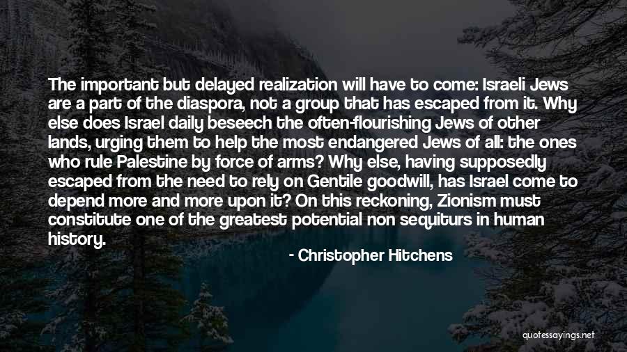 Palestine And Israel Quotes By Christopher Hitchens