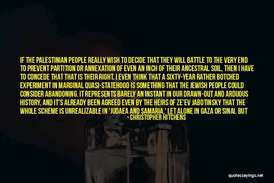 Palestine And Israel Quotes By Christopher Hitchens