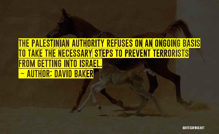 Palestinian Quotes By David Baker