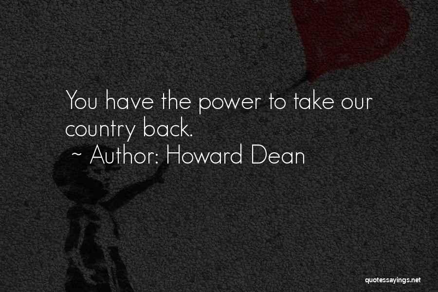 Pallof Hold Quotes By Howard Dean