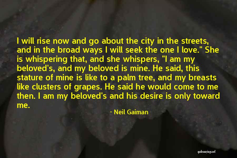 Palm Tree With Quotes By Neil Gaiman