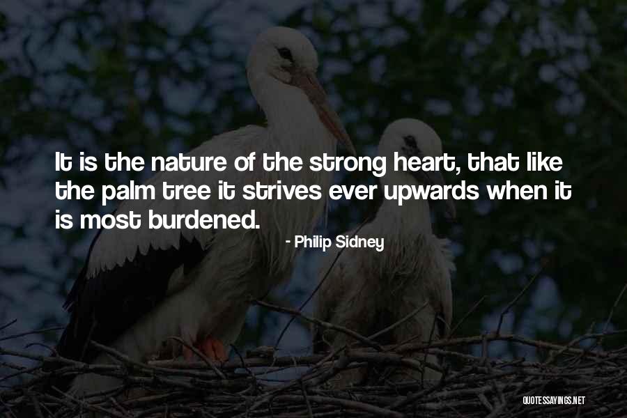 Palm Tree With Quotes By Philip Sidney