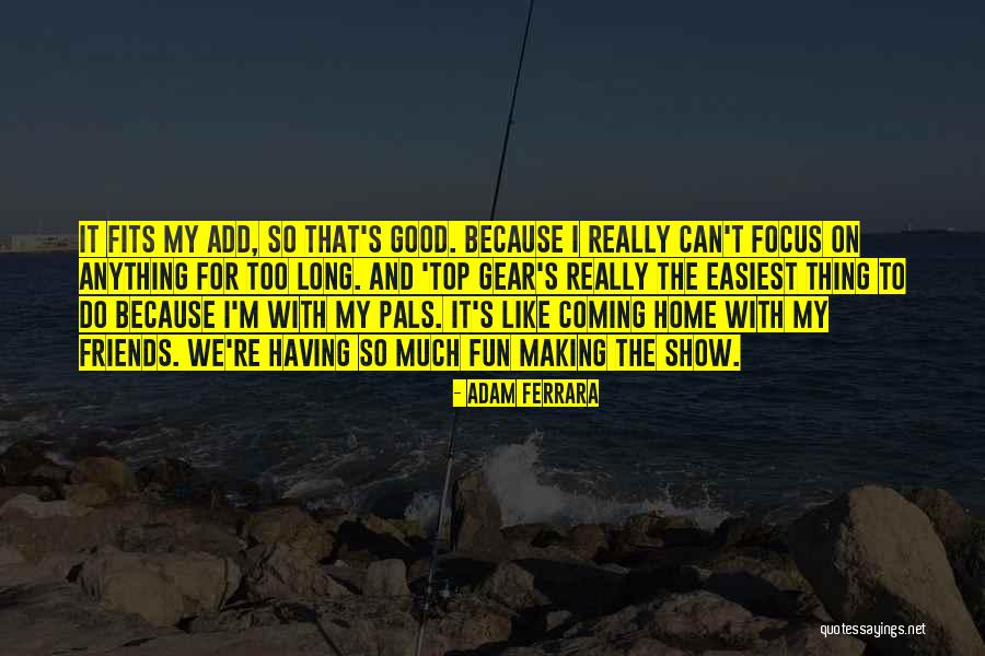 Pals Quotes By Adam Ferrara