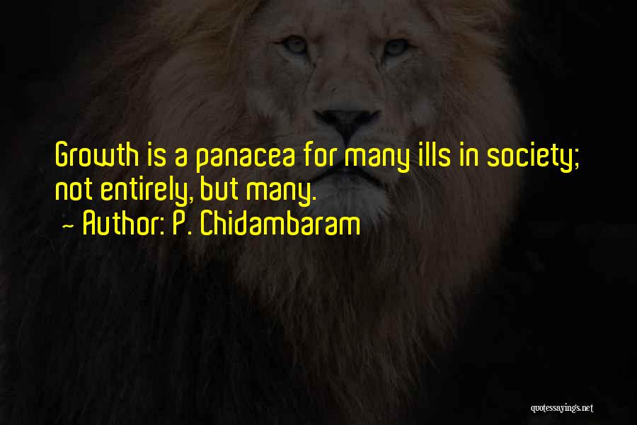 Pamboud Quotes By P. Chidambaram