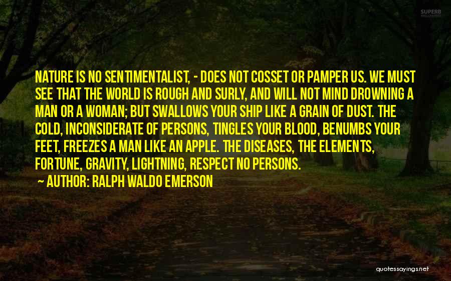 Pamper Ourselves Quotes By Ralph Waldo Emerson